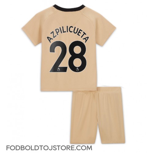 Chelsea Cesar Azpilicueta #28 Tredje sæt Børn 2022-23 Kortærmet (+ Korte bukser)
